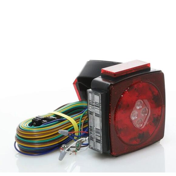 HOPKINS LED Trailer Light Kit with Integrated Back Up Light Red Model C7425 New - Picture 3 of 8